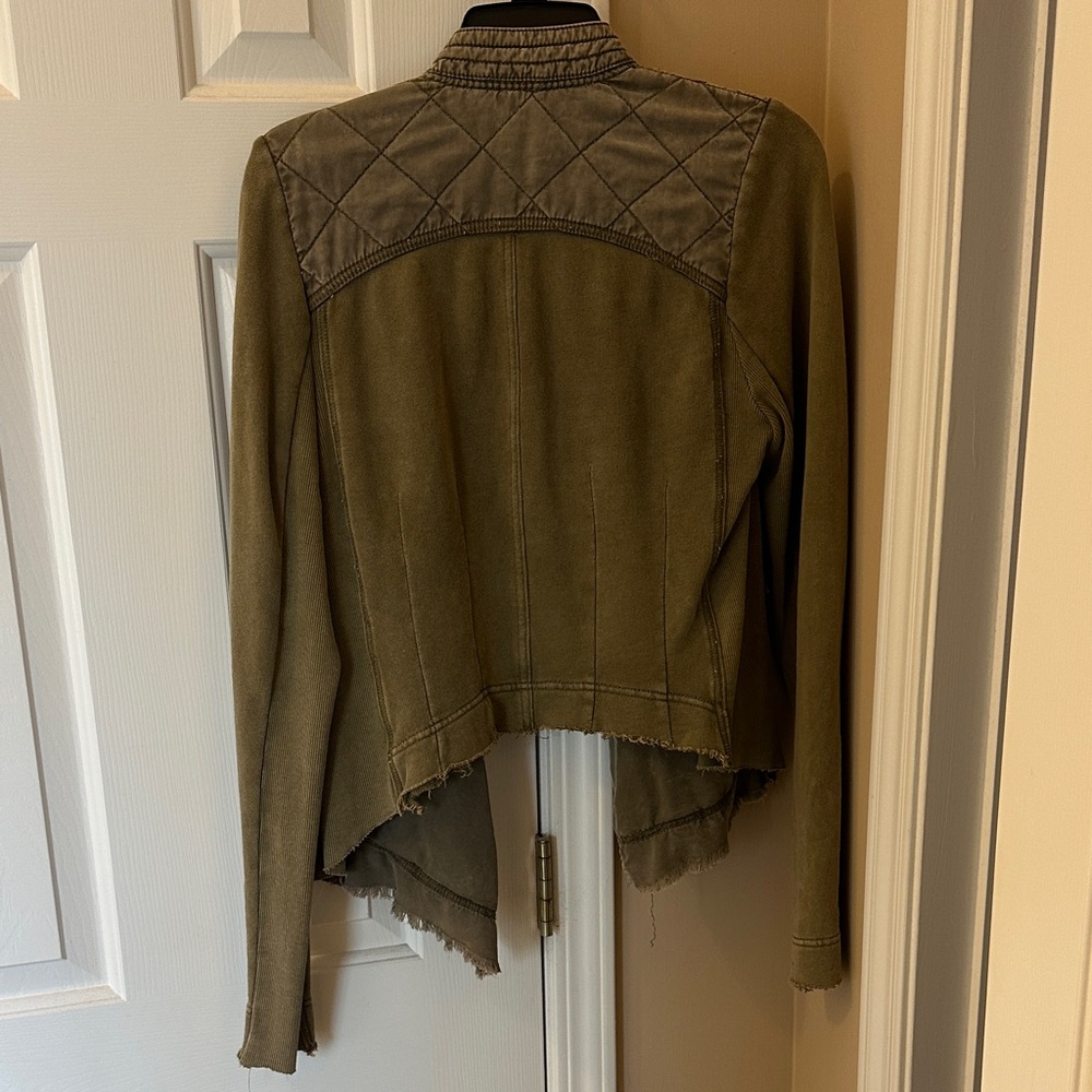 Free People Khaki Utility Jacket - Picture 3 of 3